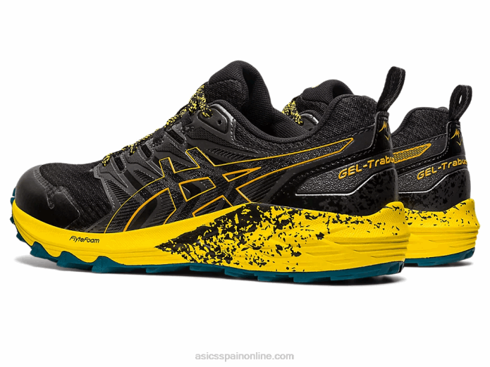 gel-trabuco terra Asics 4L68640 negro/tormenta de arena