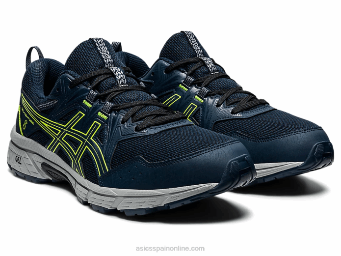 gel-ventura 8 Asics 4L681496 azul francés/verde peligro