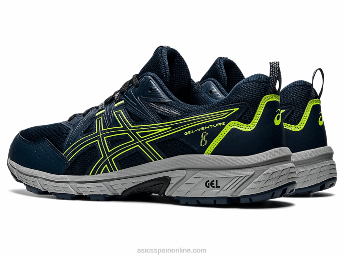 gel-ventura 8 Asics 4L681496 azul francés/verde peligro