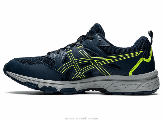 gel-ventura 8 Asics 4L681496 azul francés/verde peligro
