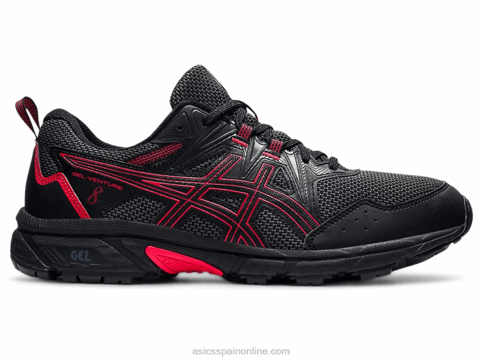 gel-ventura 8 Asics 4L681621 negro/rojo eléctrico