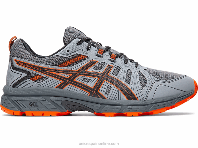 gel-venture 7 extra ancho Asics 4L682110 gris portador/habanero