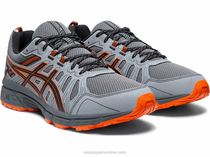 gel-venture 7 extra ancho Asics 4L682110 gris portador/habanero