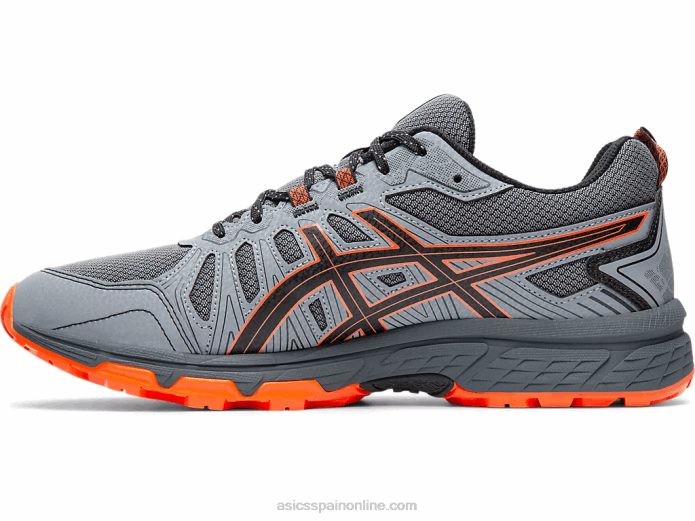 gel-venture 7 extra ancho Asics 4L682110 gris portador/habanero