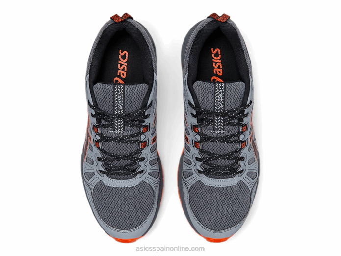 gel-venture 7 extra ancho Asics 4L682110 gris portador/habanero