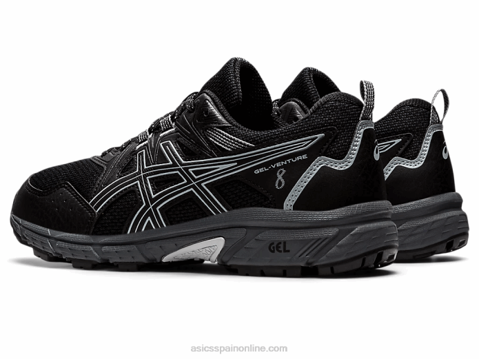 gel-venture 8(d) Asics 4L681520 negro/gris piedmont
