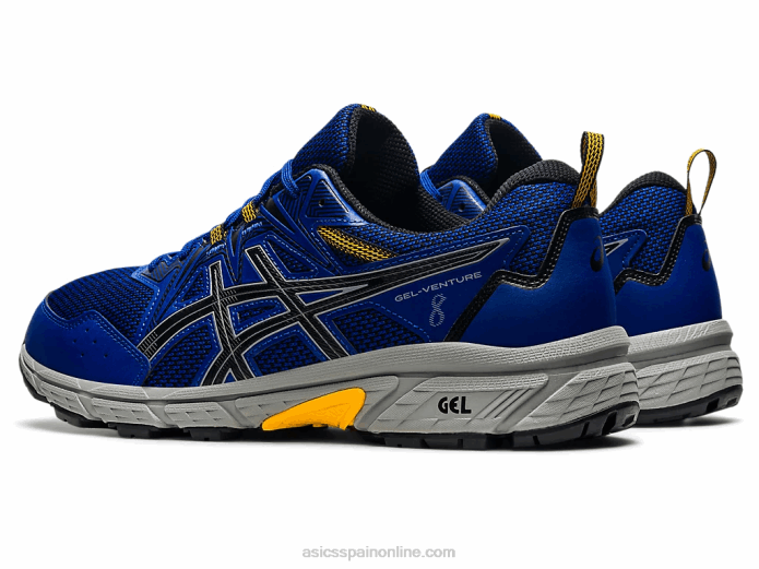 gel-venture 8 extra ancho Asics 4L681591 azul mónaco/negro
