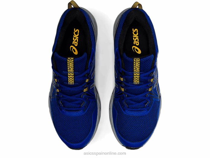 gel-venture 8 extra ancho Asics 4L681591 azul mónaco/negro