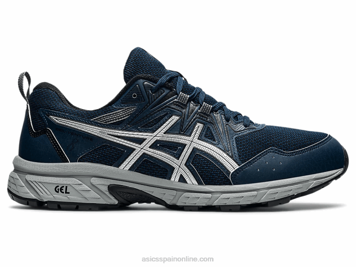 gel-venture 8 extra ancho Asics 4L681804 azul francés/plata pura