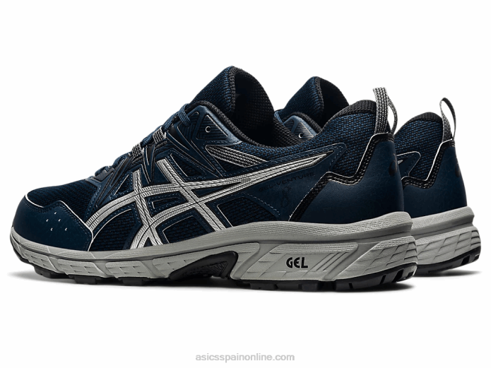 gel-venture 8 extra ancho Asics 4L681804 azul francés/plata pura