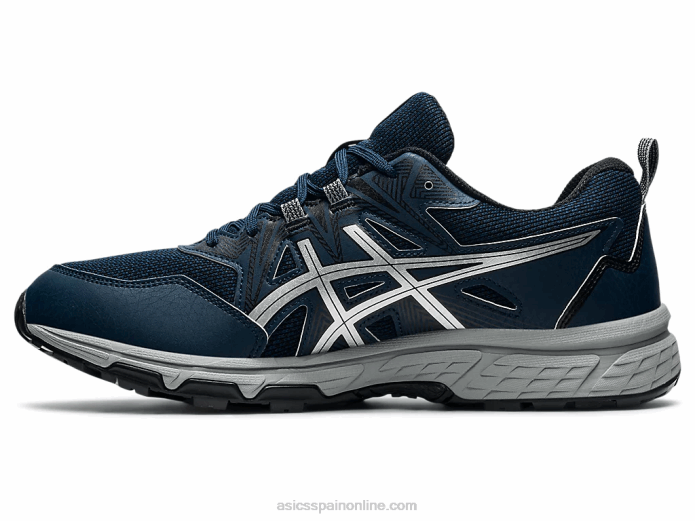 gel-venture 8 extra ancho Asics 4L681804 azul francés/plata pura