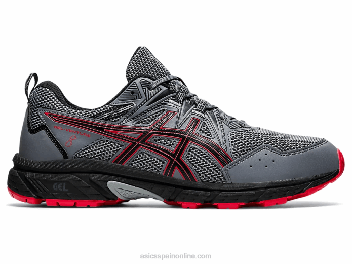 gel-venture 8 extra ancho Asics 4L681864 metrópolis/rojo clásico