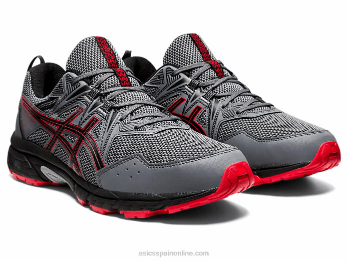 gel-venture 8 extra ancho Asics 4L681864 metrópolis/rojo clásico