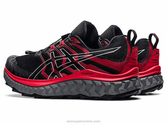 trabuco max Asics 4L681862 negro/rojo eléctrico