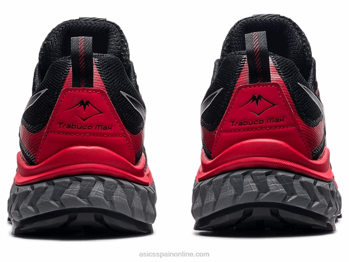 trabuco max Asics 4L681862 negro/rojo eléctrico