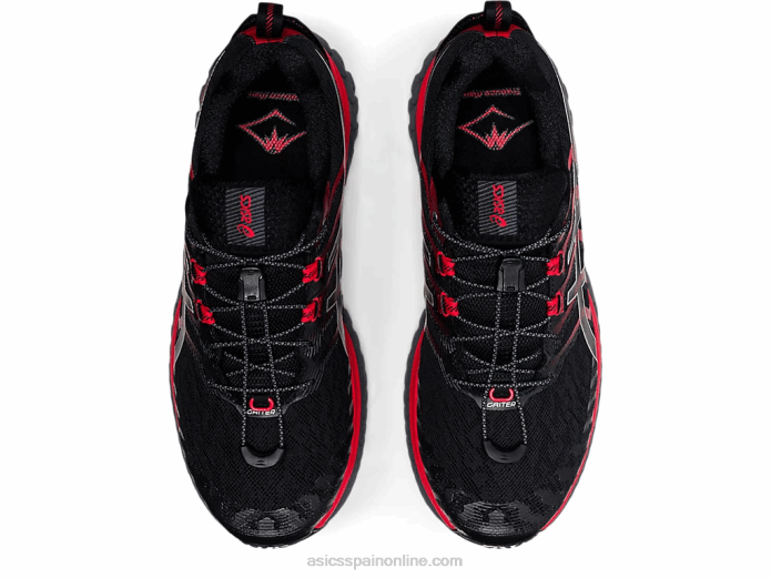 trabuco max Asics 4L681862 negro/rojo eléctrico