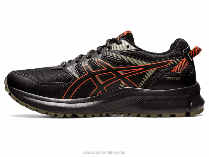 trail scout 2 extra ancho Asics 4L68768 tomate negro/cherry