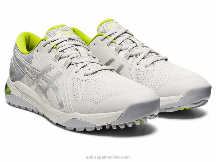 gel-course glide hombres Asics 4L68505 gris glaciar/lima neón
