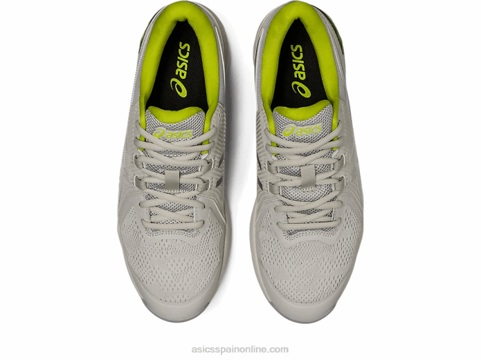 gel-course glide hombres Asics 4L68505 gris glaciar/lima neón