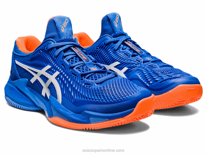 cancha ff 3 novak arcilla Asics 4L68568 atún azul/blanco