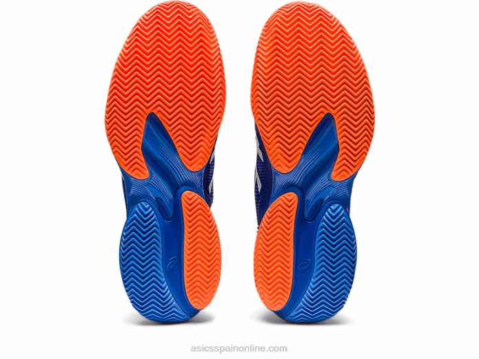 cancha ff 3 novak arcilla Asics 4L68568 atún azul/blanco