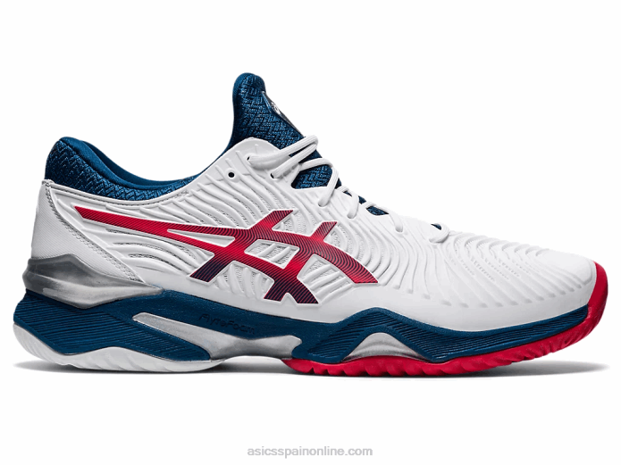 corte ff 2 Asics 4L68880 blanco/azul mako