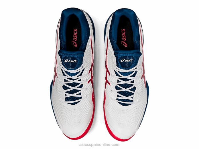 corte ff 2 Asics 4L68880 blanco/azul mako