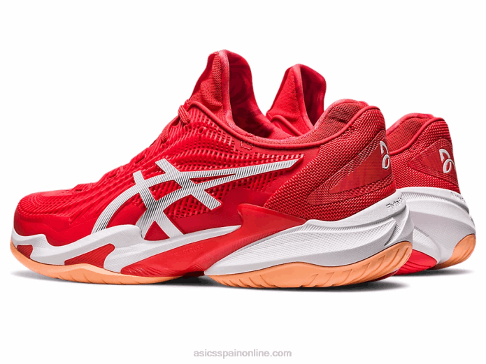 corte ff 3 novak Asics 4L6863 rojo fuego/blanco