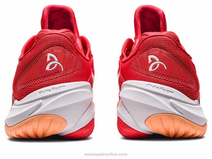 corte ff 3 novak Asics 4L6863 rojo fuego/blanco