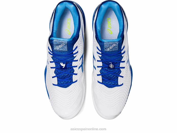 corte ff novak Asics 4L68720 blanco/azul atun