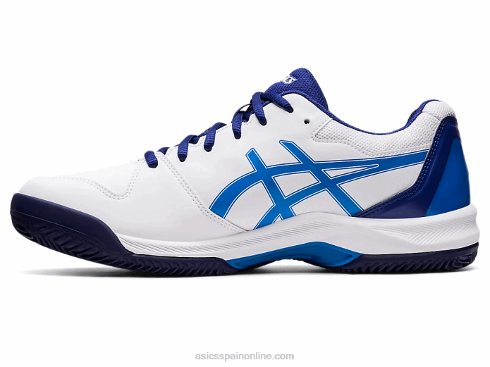 gel-dedicate 7 arcilla Asics 4L681147 blanco/azul eléctrico