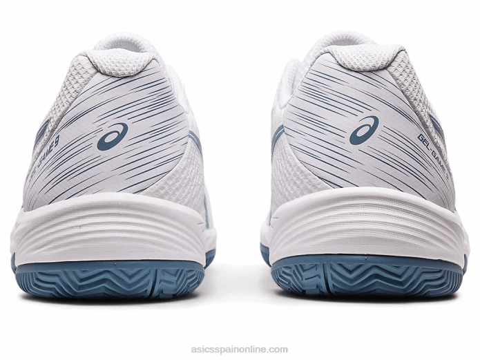 gel-juego 9 arcilla/oc Asics 4L68439 blanco/azul acero