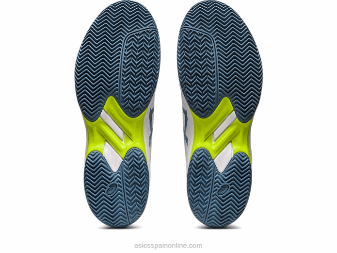 gel-juego 9 arcilla/oc Asics 4L68439 blanco/azul acero