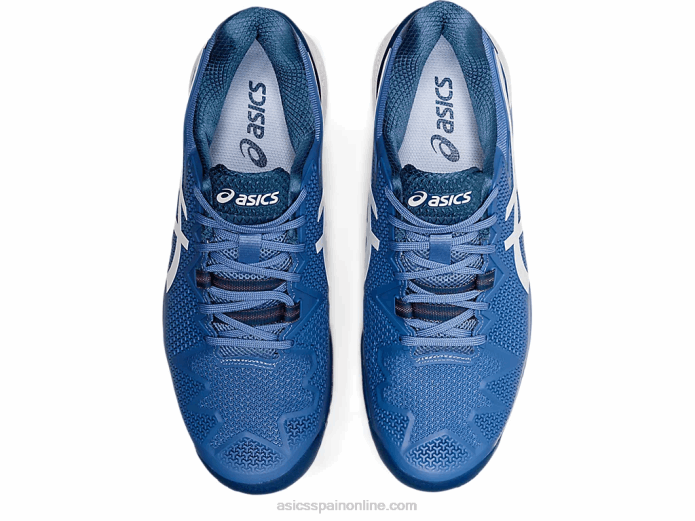 gel-resolución 8 de ancho Asics 4L681464 armonía azul/blanco