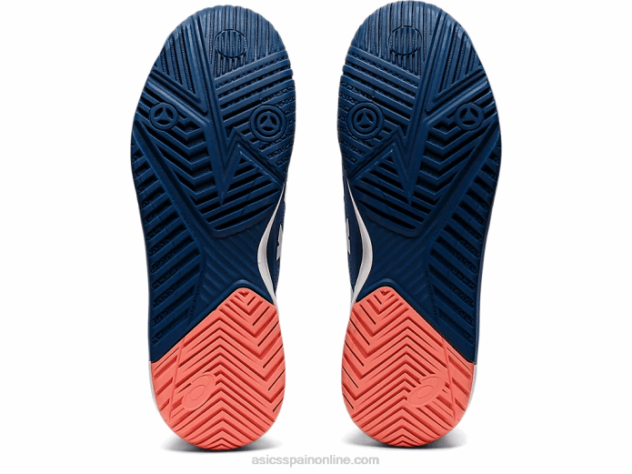gel-resolución 8 de ancho Asics 4L681464 armonía azul/blanco