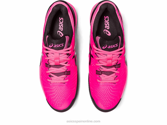 gel-resolución 9 arcilla Asics 4L6849 rosa intenso/negro