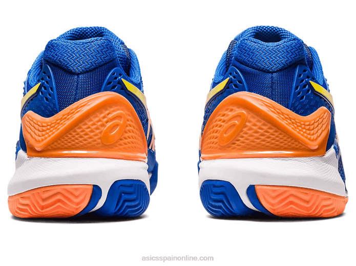 gel-resolución 9 arcilla Asics 4L6889 azul atún/melocotón sol