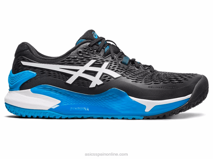 gel-resolución 9 oc de ancho Asics 4L68567 blanco negro