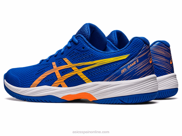 juego de gel 9 Asics 4L6897 azul atún/melocotón sol