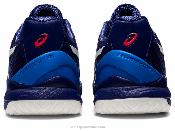 resolución de gel 8 Asics 4L681165 buceo azul/blanco