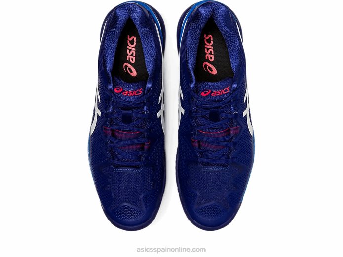 resolución de gel 8 Asics 4L681165 buceo azul/blanco