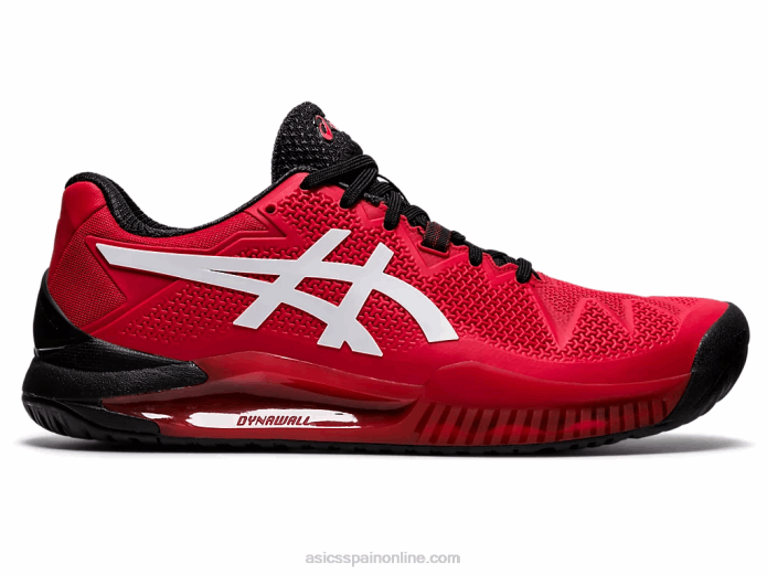 resolución de gel 8 Asics 4L681747 rojo eléctrico/blanco