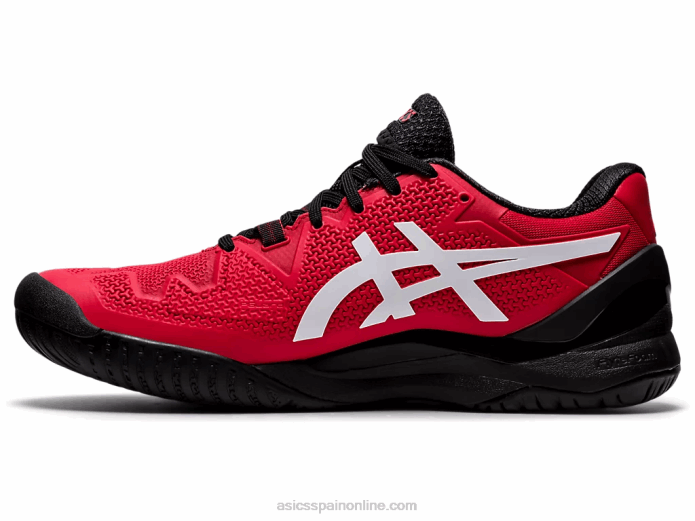 resolución de gel 8 Asics 4L681747 rojo eléctrico/blanco