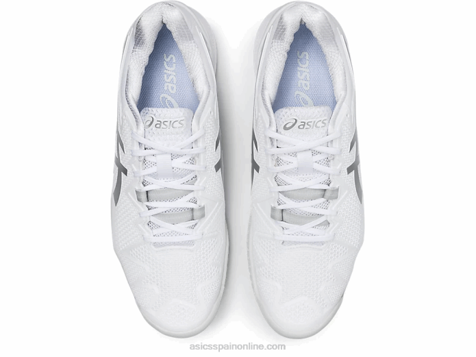 resolución de gel 8 Asics 4L682007 blanco/plata pura