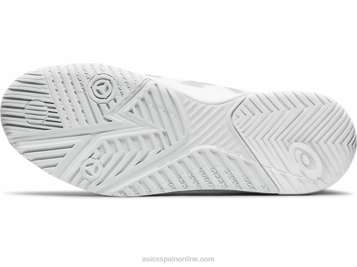 resolución de gel 8 Asics 4L682007 blanco/plata pura