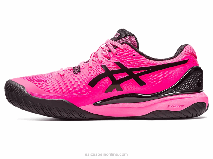 resolución de gel 9 Asics 4L6845 rosa intenso/negro