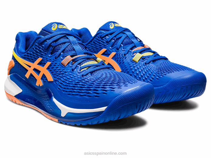 resolución de gel 9 Asics 4L6862 azul atún/melocotón sol