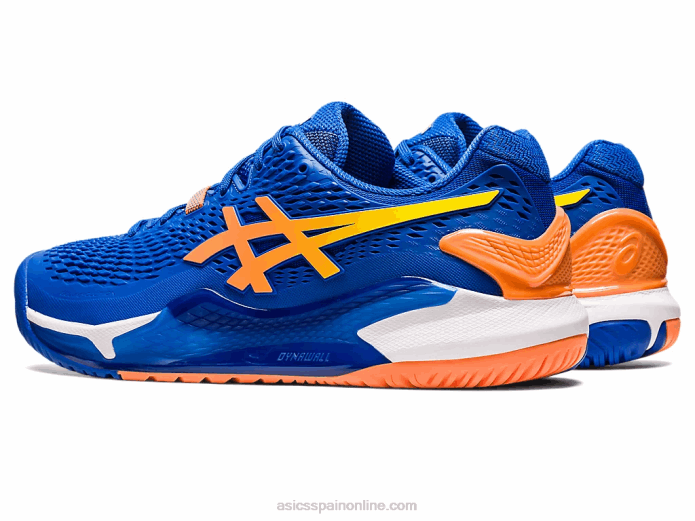 resolución de gel 9 Asics 4L6862 azul atún/melocotón sol