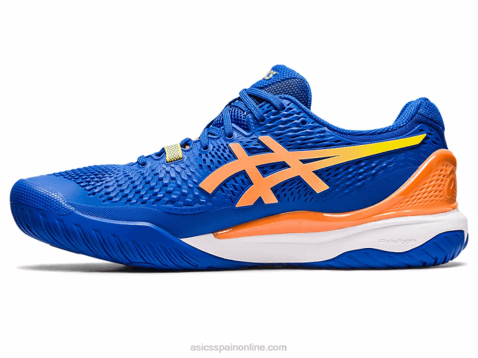 resolución de gel 9 Asics 4L6862 azul atún/melocotón sol