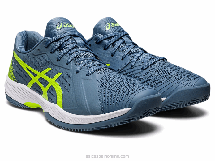solución de arcilla swift ff Asics 4L68514 azul acero/verde peligro